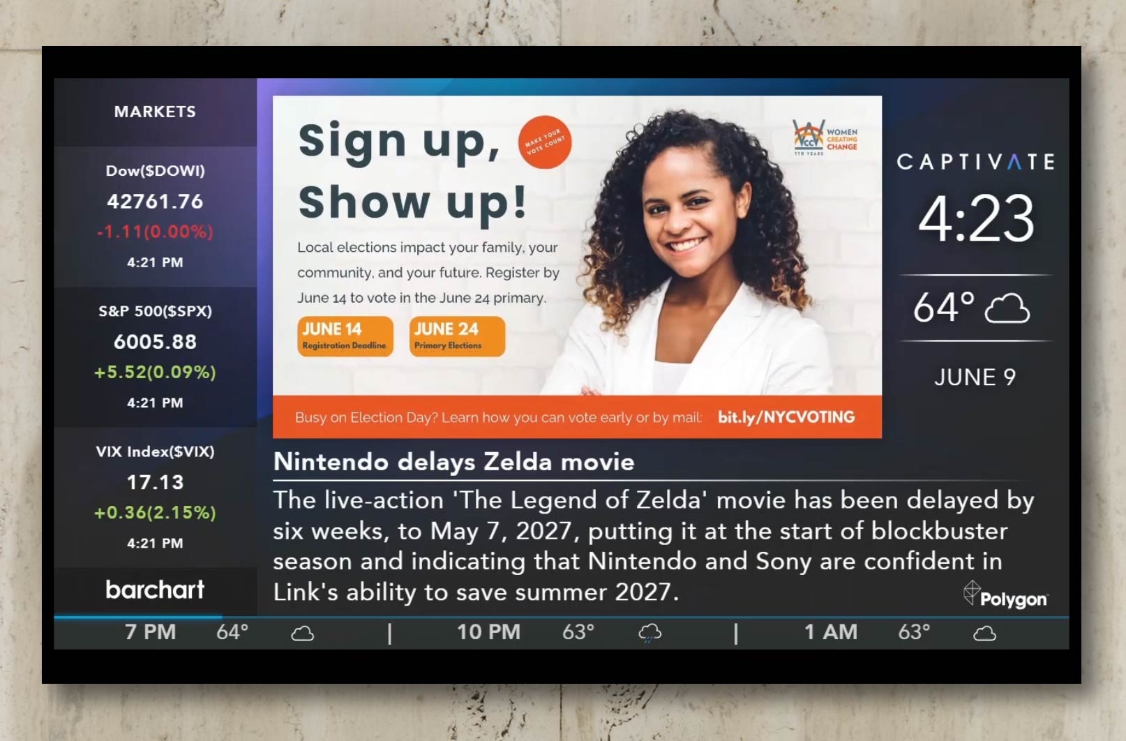 WCC Voting PSA Reached Millions Across NYC